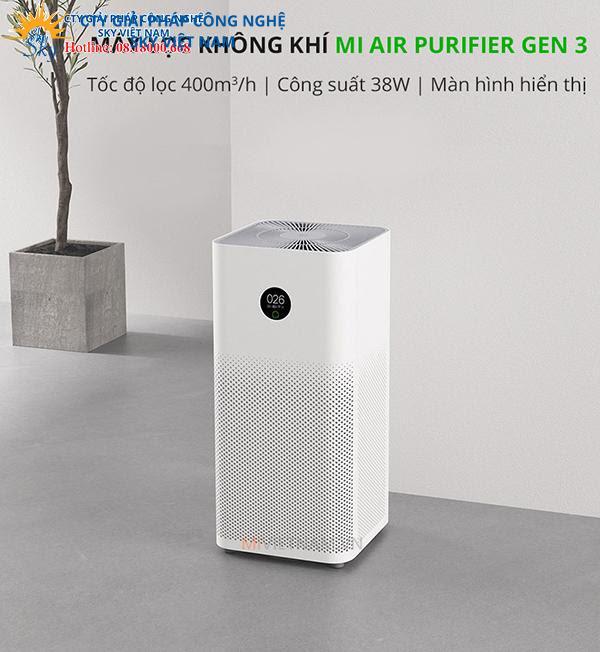 Máy lọc không khí Xiaomi tốt nhất Mi Air Purifier Gen 3